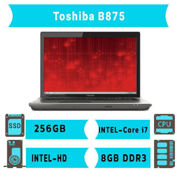 لپتاپ استوک توشیبا B875