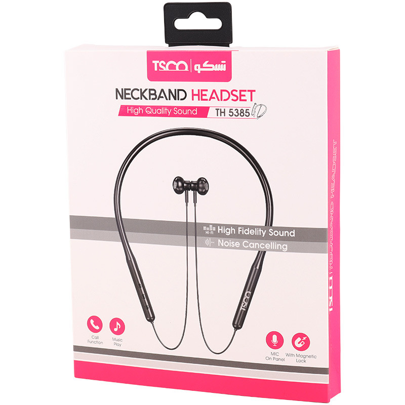 هندزفری دورگردنی TSCO TH 5385 هندزفری دورگردنی تسکو TH 5385