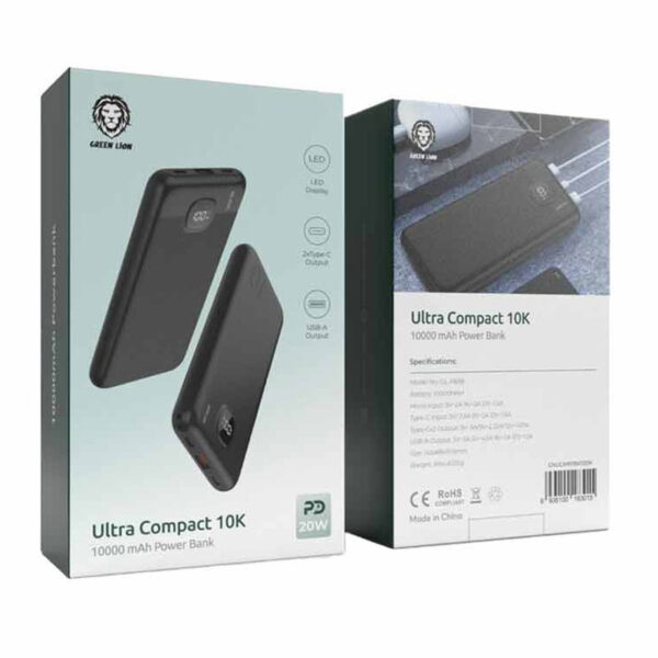 پاور بانک فست شارژ گرین لاین Ultra Compact PD 20W - Image 2