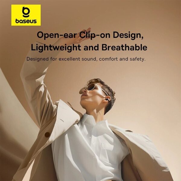 هندزفری بلوتوثی باسئوس Bass 15 Clip Open A00079500113 - Image 9
