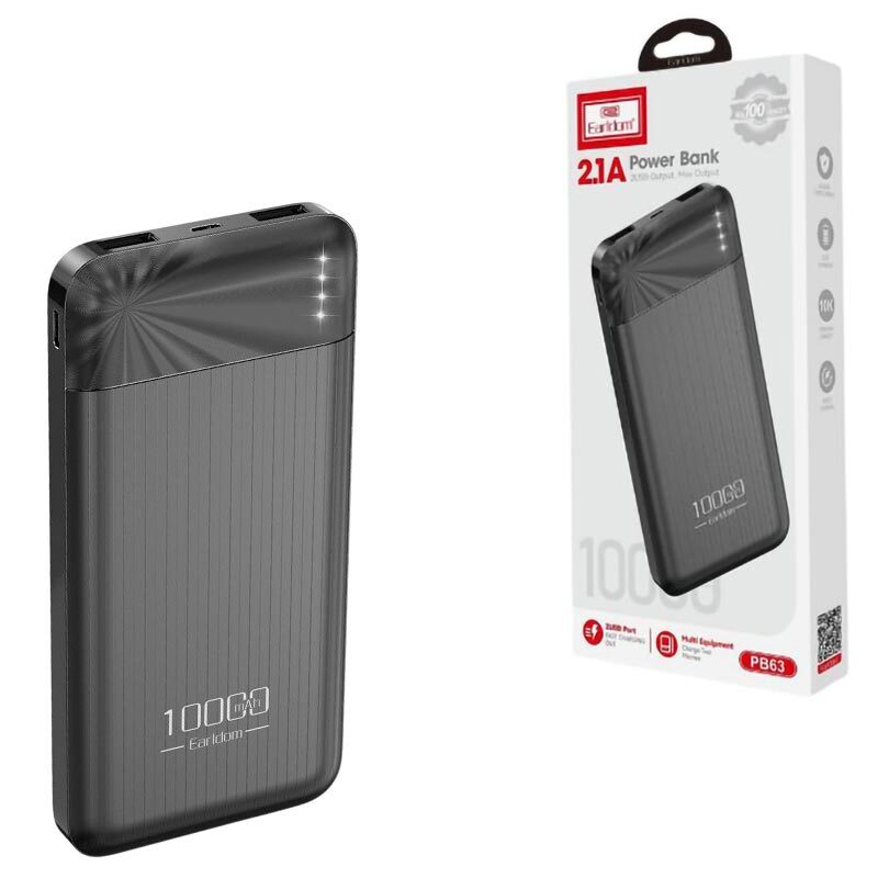پاور بانک ارلدام ET-PB63 قیمت و خرید پاور بانک ارلدام ET-PB63