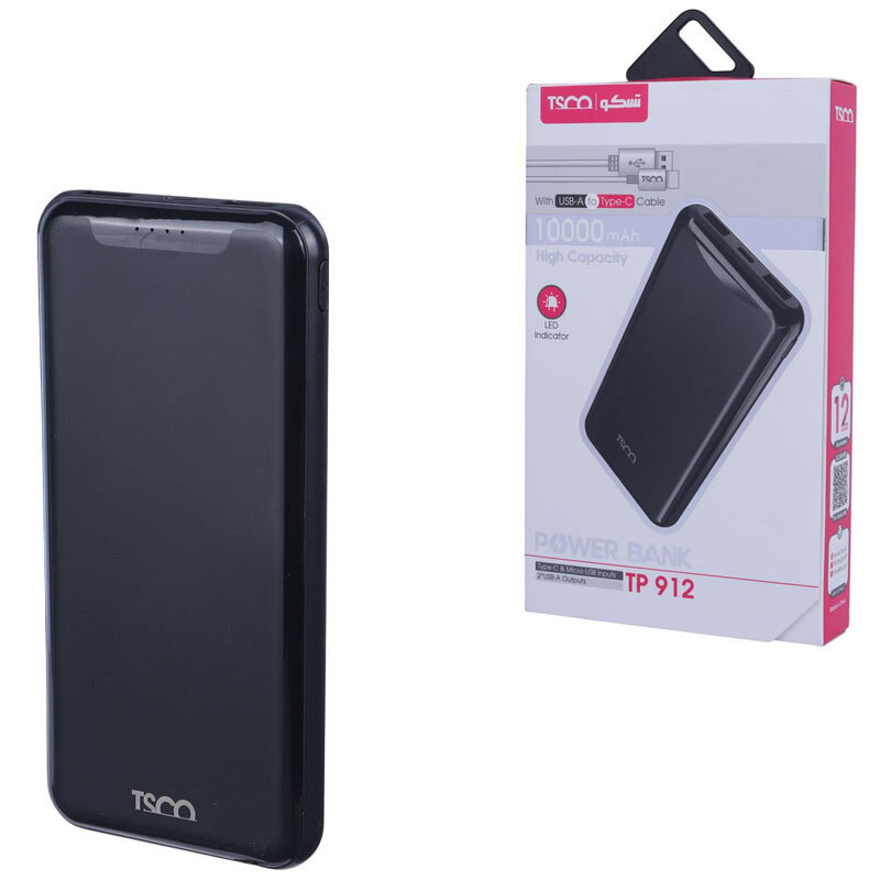 پاور بانک تسکو TP 912 قیمت و خرید پاور بانک تسکو TP 912